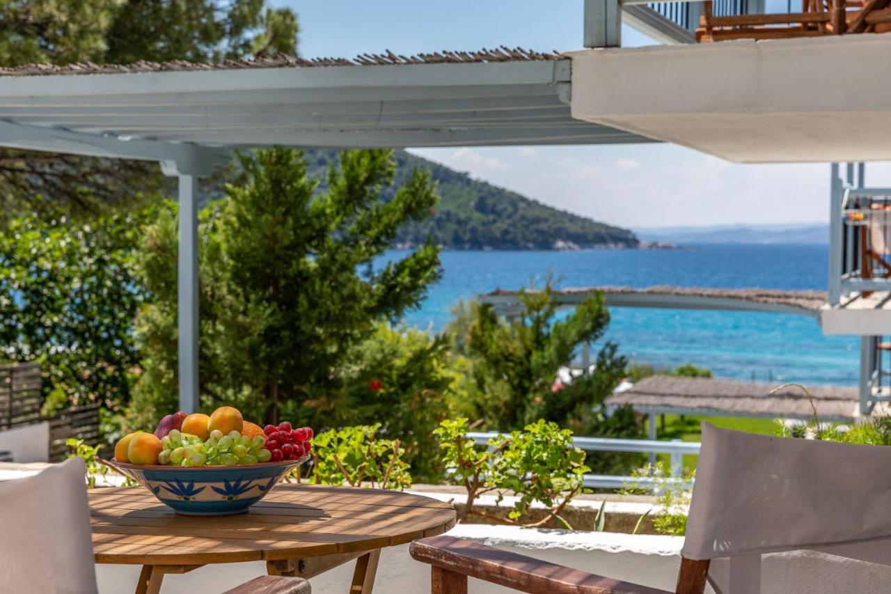 Milia Beach Apartments Paralia Milia Eksteriør bilde