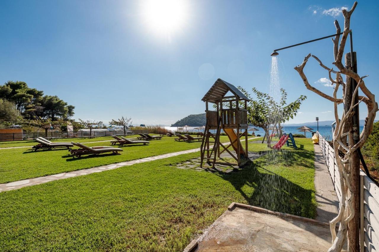Milia Beach Apartments Paralia Milia Eksteriør bilde