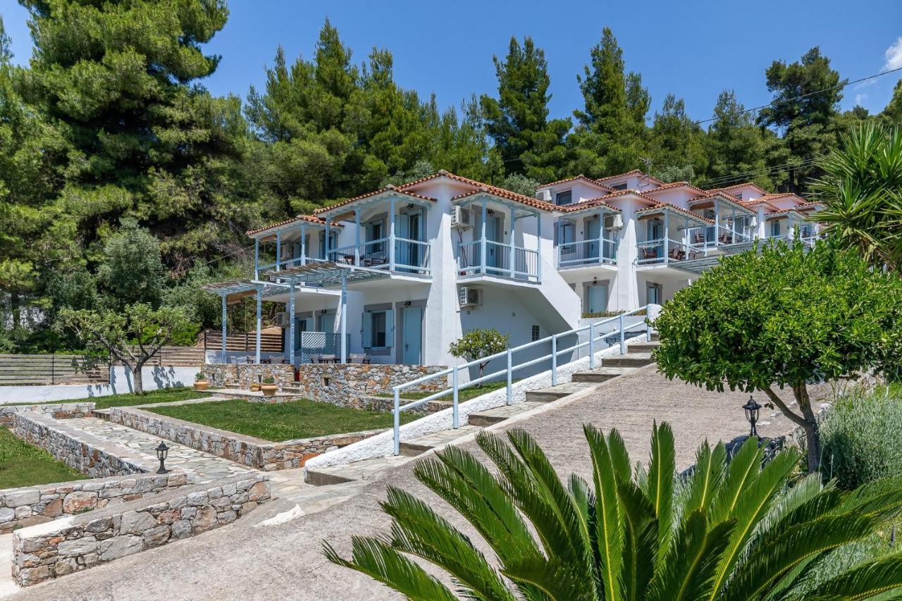 Milia Beach Apartments Paralia Milia Eksteriør bilde