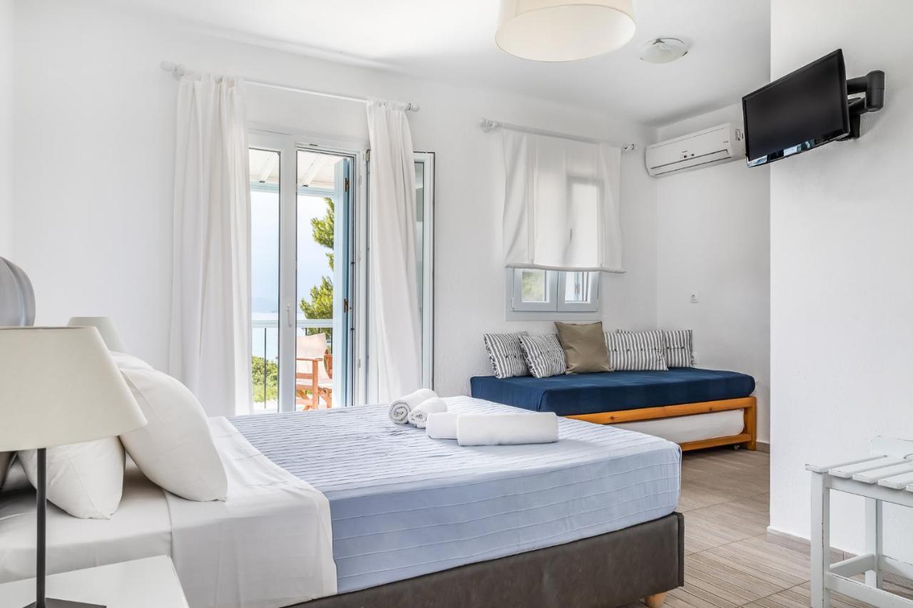 Milia Beach Apartments Paralia Milia Eksteriør bilde