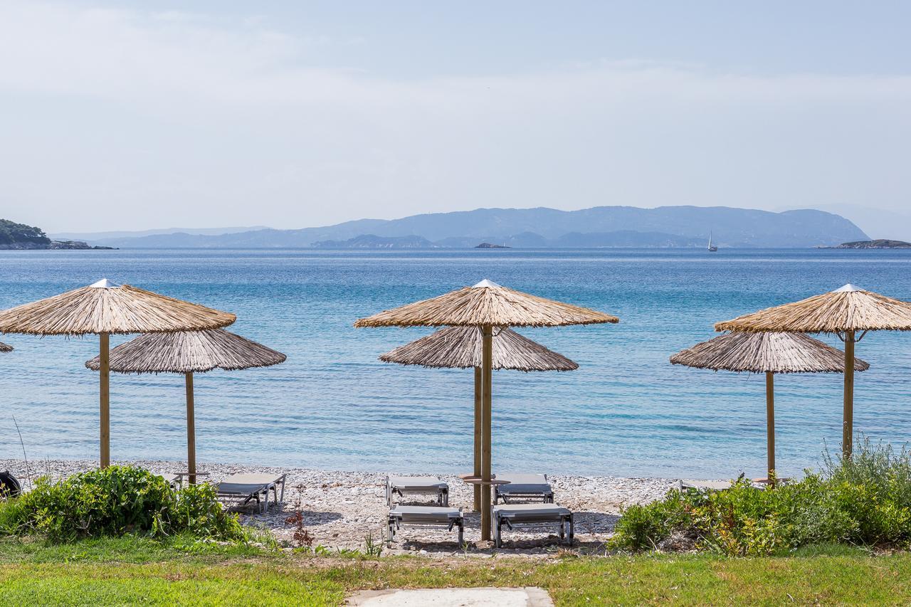 Milia Beach Apartments Paralia Milia Eksteriør bilde