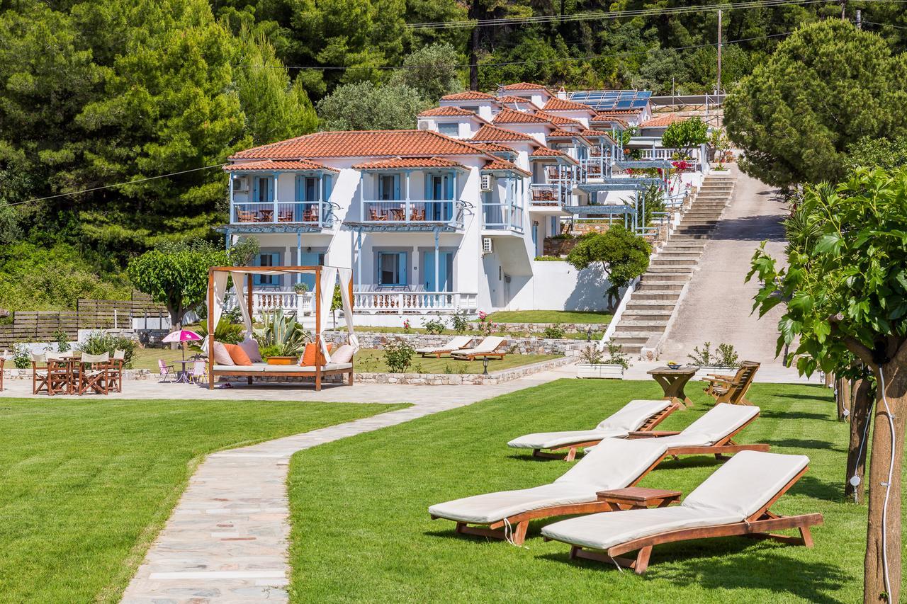 Milia Beach Apartments Paralia Milia Eksteriør bilde